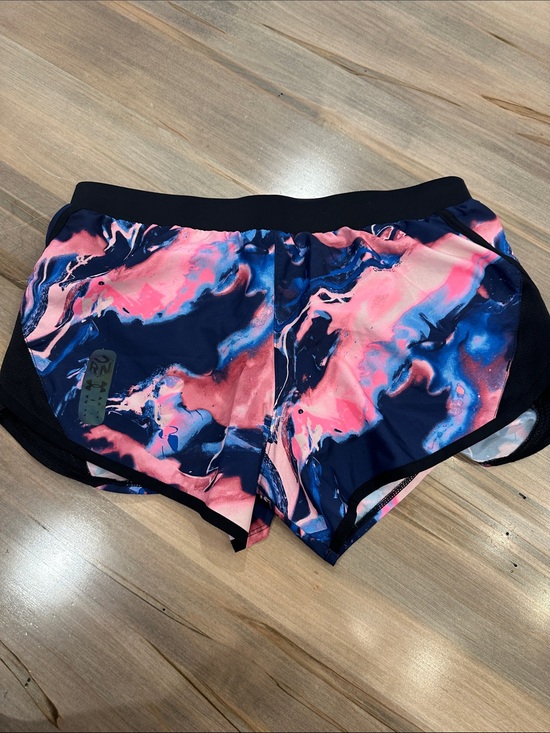 Under Armour Pants - Under Armour Women's Pink & Navy Marble Athletic Shorts